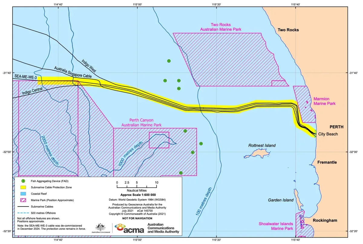 Finding Optical Fiber Lines in Perth