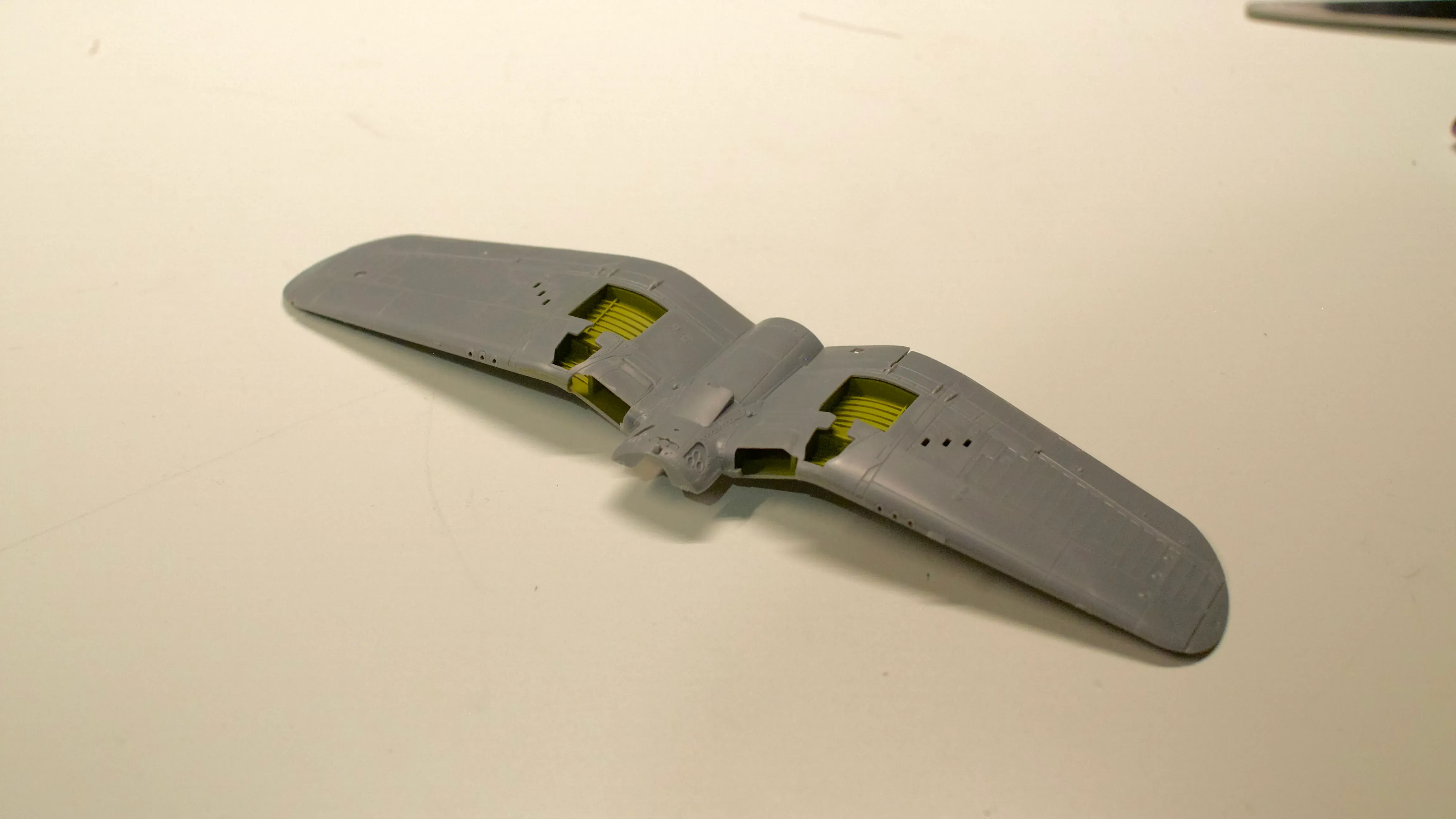 Bottom View of Wing Assembly