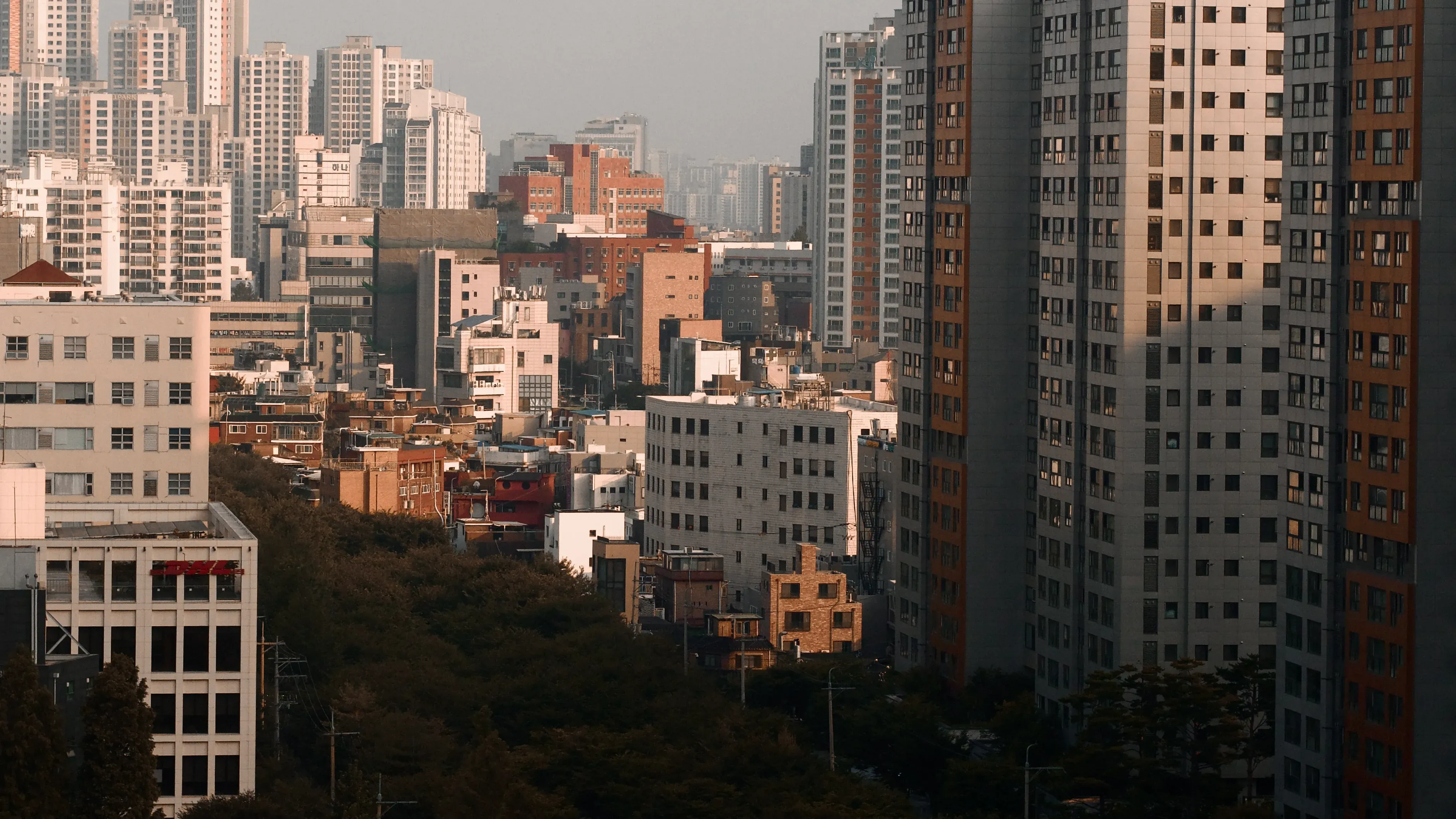 The city view in our hotel